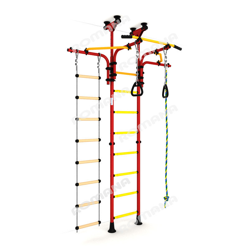 Детский спортивный комплекс ДСКМ "Карусель R5" (ДСКМ-2-8.06.Т1.410.03-14) красно/жёлтый