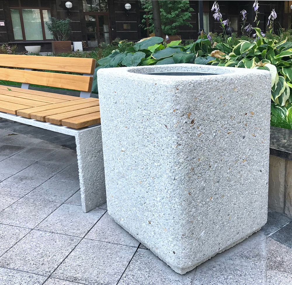 Урна бетонная У-17