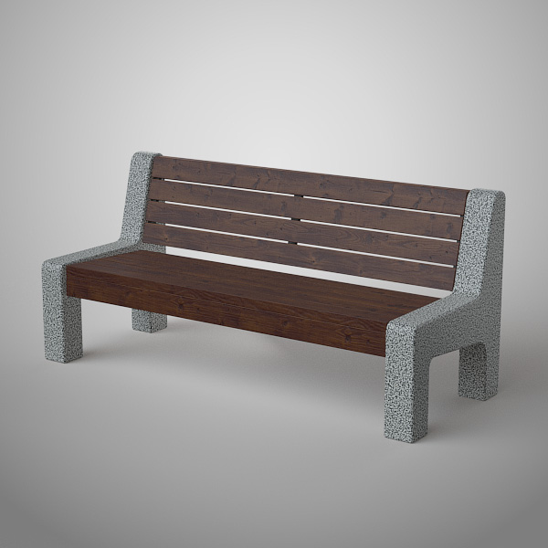 Скамья бетонная С-42