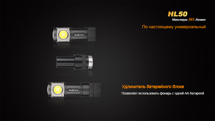 Налобный фонарь Fenix HL50 Cree XM-L2 (Т6)