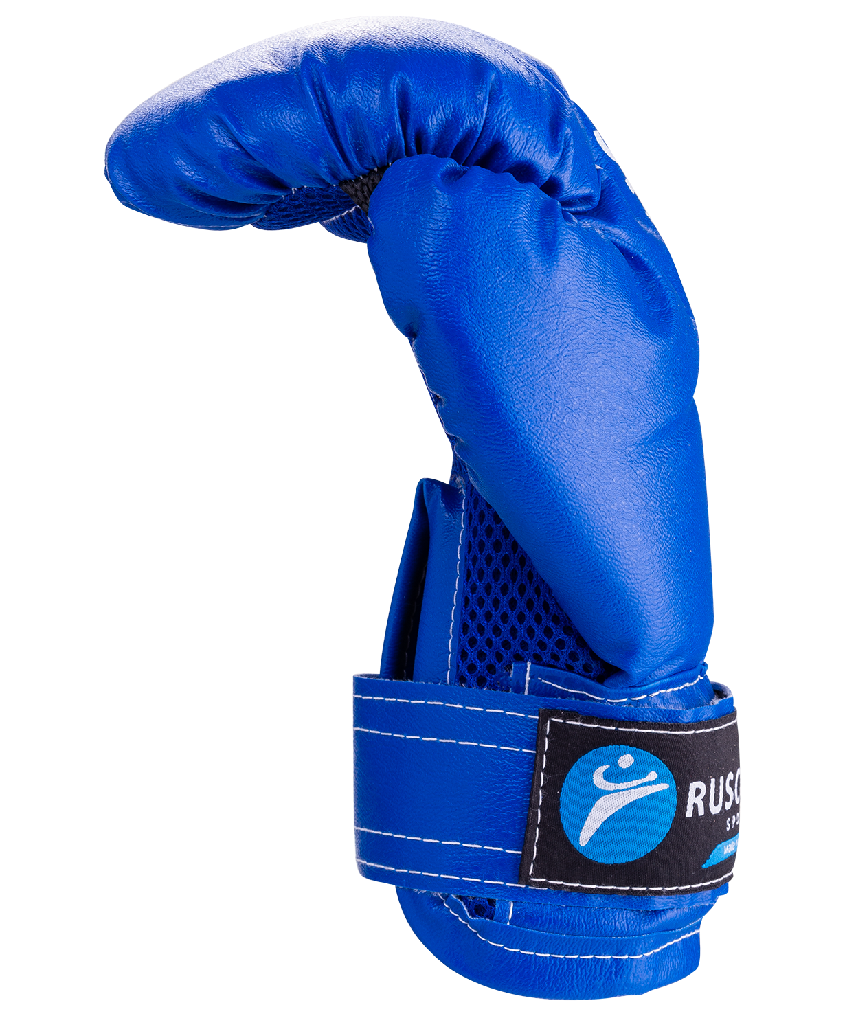 Набор для бокса Rusco, 6oz, кожзам, синий