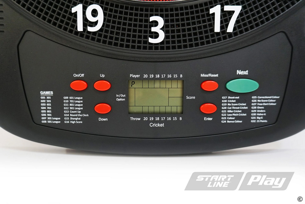 Комплект для игры в электронный дартс START LINE Electronic Dartboard
