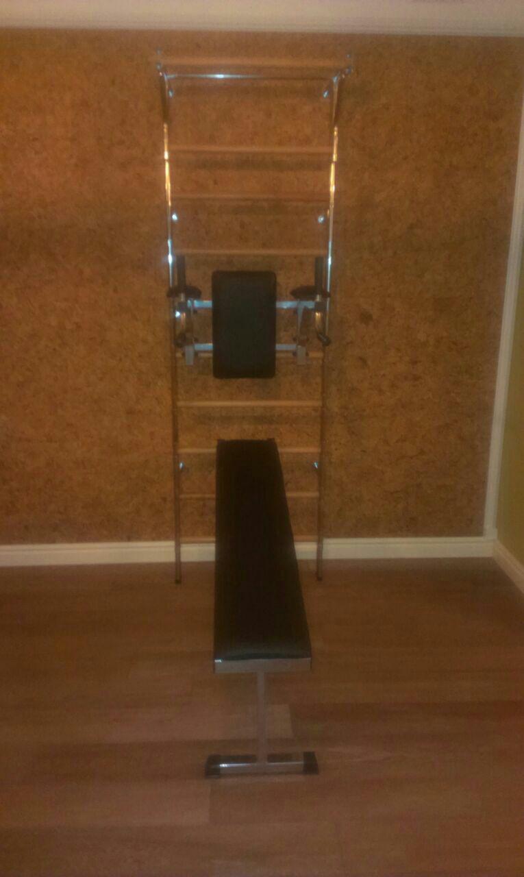 Комбинированная шведская стенка КОМБИ (Хром-бук)