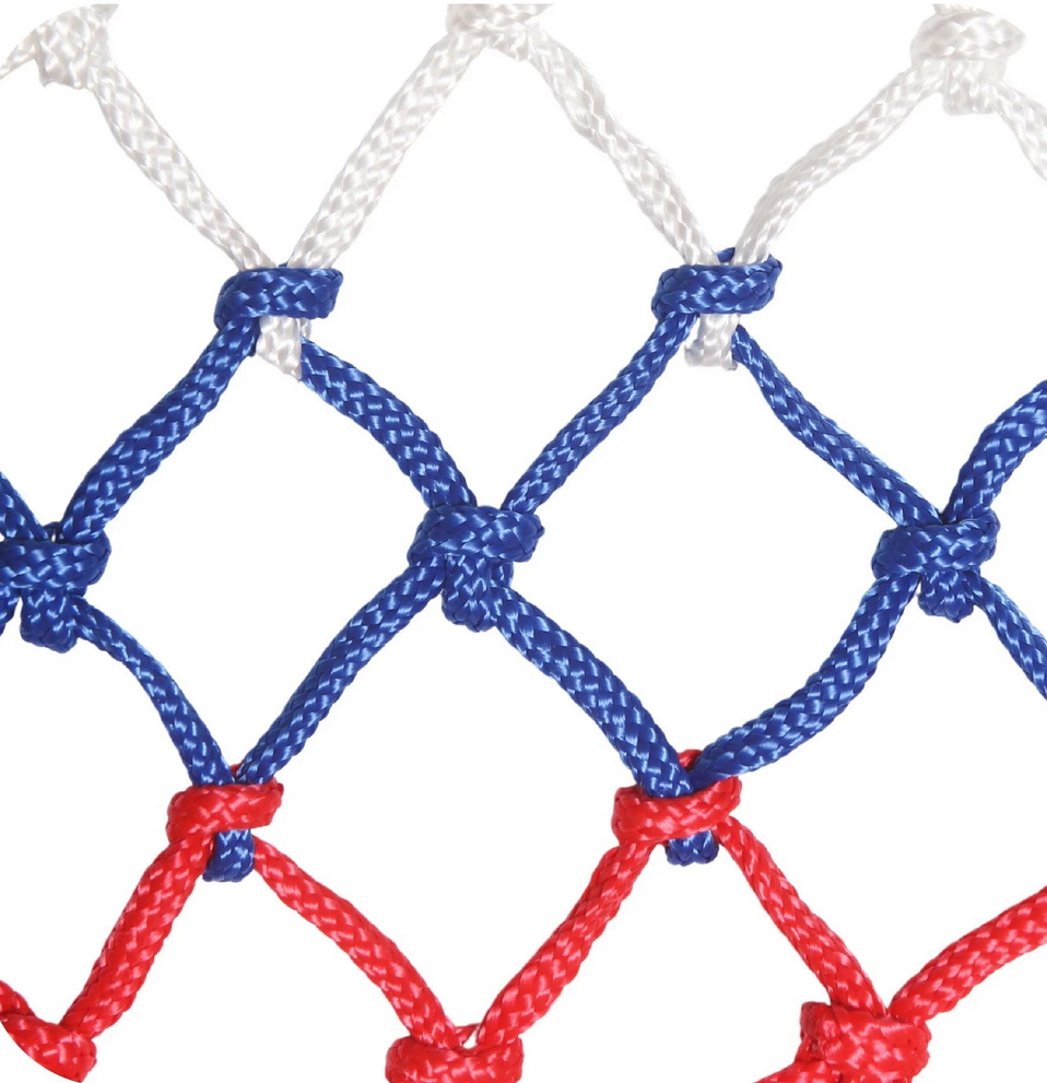 Сетка баскетбольная, нить D=4,5 мм, триколор (01.403)