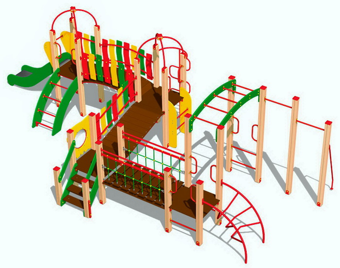 Детский игровой комплекс ZION Леопард (КД017)