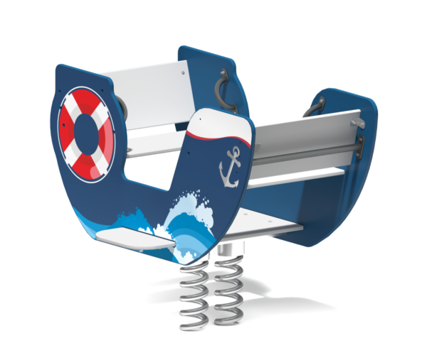 Качалка на двойной пружине для детской площадки Бригантина КБ-11