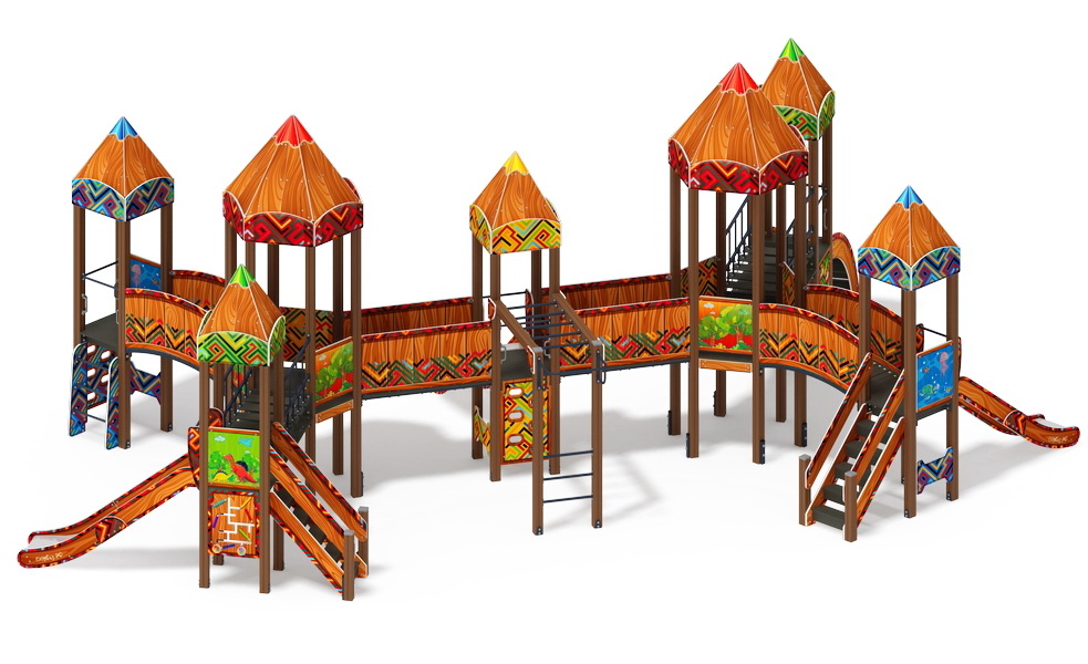 КАРАНДАШИ детский игровой комплекс ДИК 2.26.07-01.С (H=1200)