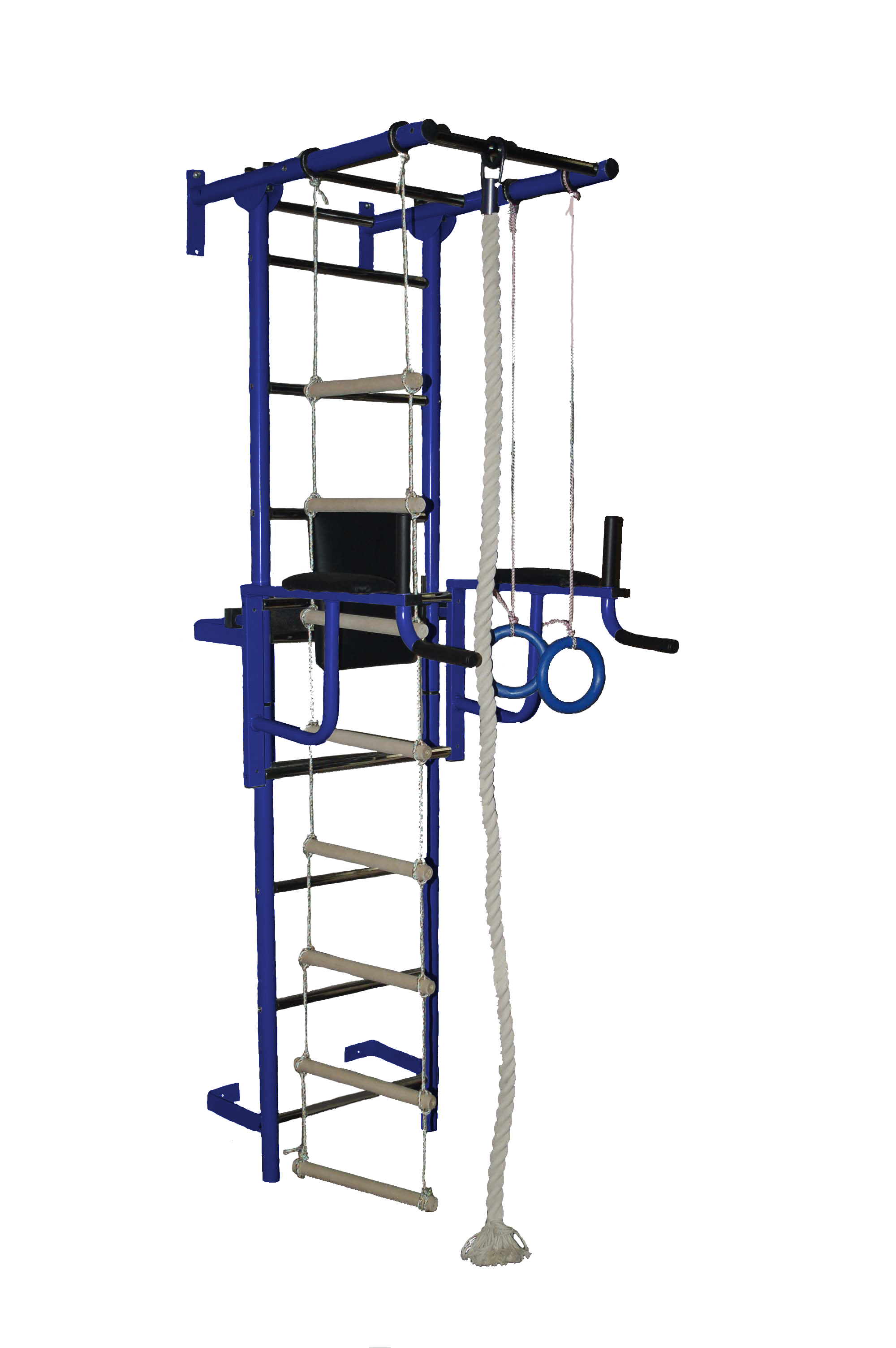 ДСК "Крепыш плюс " пристенный с брусьями серый