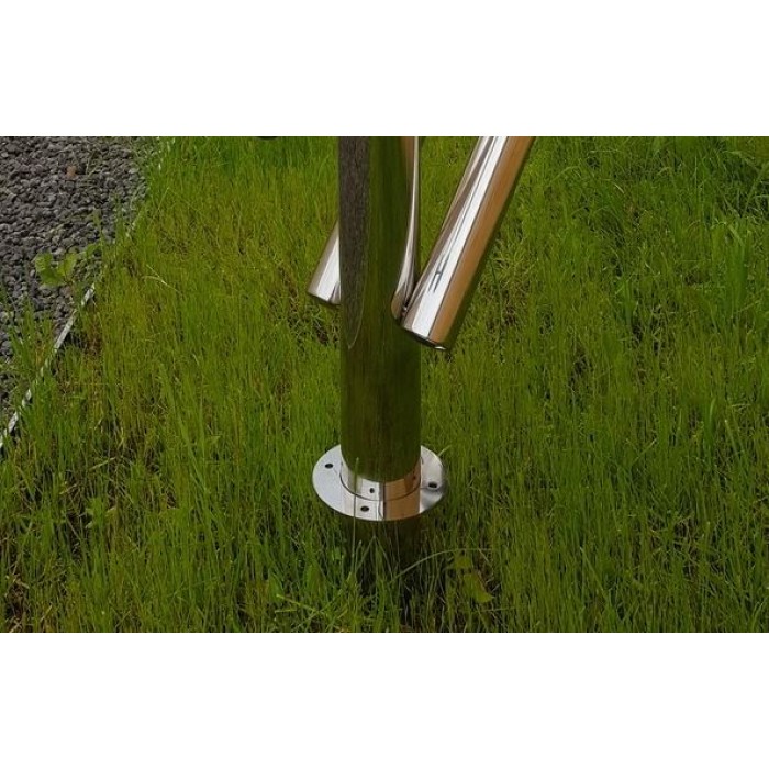 Велопарковка Дабл на 2 велосипеда из нержавеющей стали