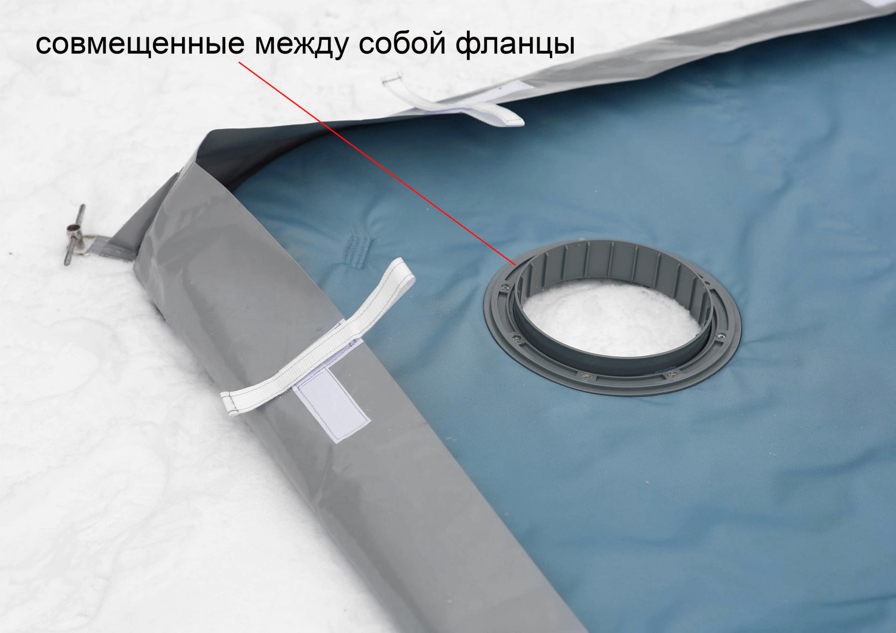 Дно гидро-термоизоляционное ЛОТОС Куб 3 (210х210) с отверстиями под лунки