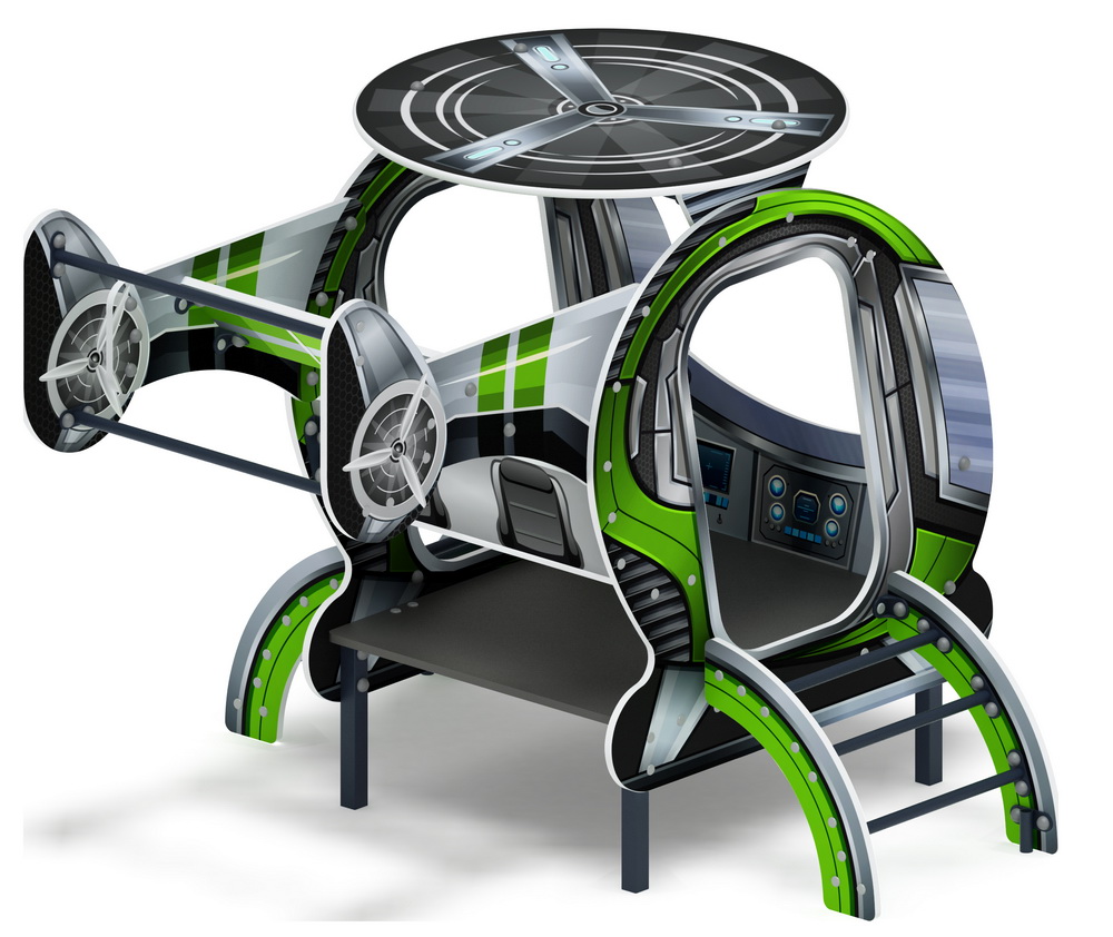 ВЕРТОЛЕТ (техно) игровая форма МФ 10.03.04-03