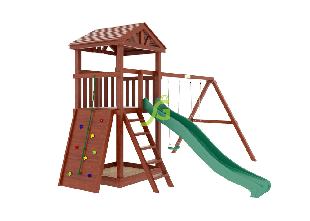 Детская площадка IgraGrad "Панда Фани Gride" с большим скалодромом