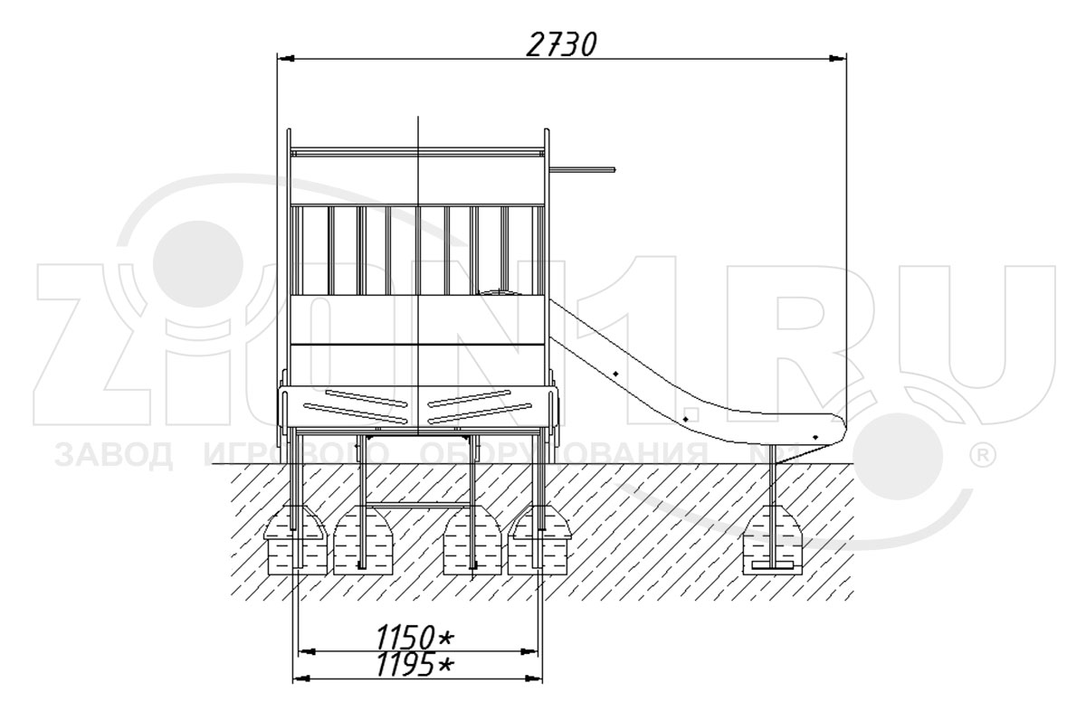Игровой макет-комплекс ZION Пожарный (ИМ034)