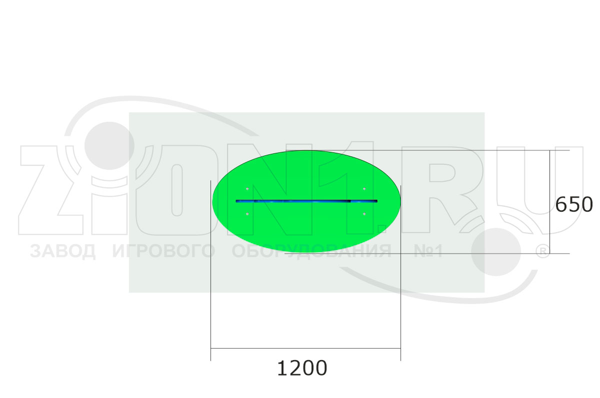 Скамейка детская ZION Облако (СП057)