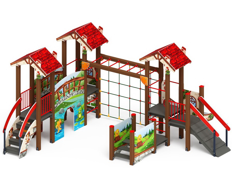 В ГОСТЯХ У СКАЗКИ детский игровой комплекс ДИК 1.05.01-07.С (H=900)