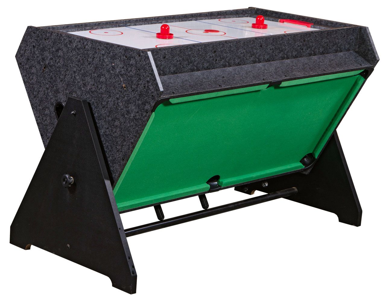 Стол-трансформер Vortex 3-in-1 (3 игры: аэрохоккей, футбол, бильярд, 127 х 78.7 х 86.4 см, серый)