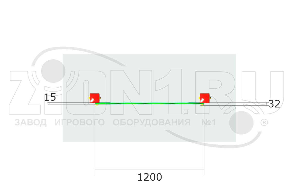 Ограждение детской площадки ZION Лесной мир У2 (ОГД057)