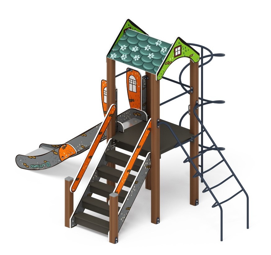 ИГРАЙТЕ С НАМИ (Город) детский игровой комплекс ДИК 2.01.1.04-01 (H=1200)