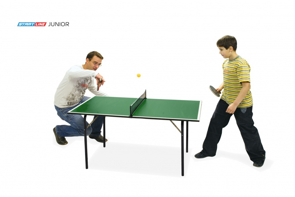 Теннисный стол START LINE Junior Green с сеткой
