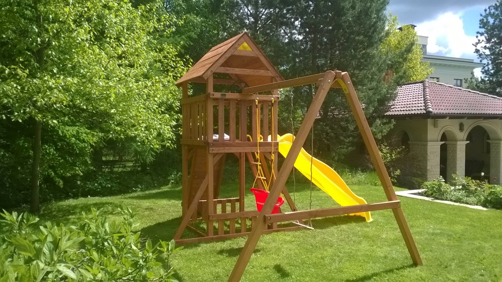 Детский деревянный игровой комплекс ПАРИЖ