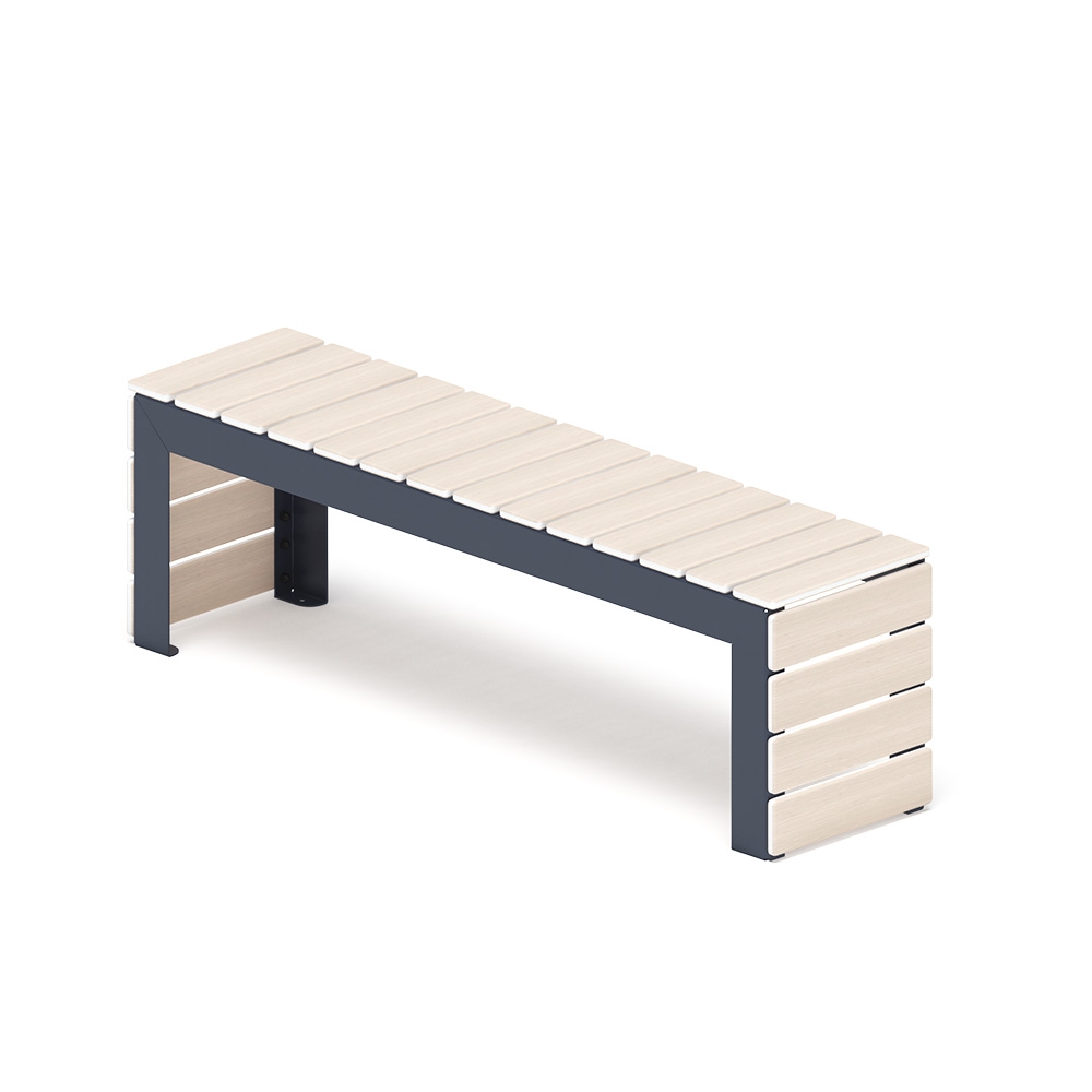 Скамья (беленый дуб) для детской площадки МФ 42.02.03-11