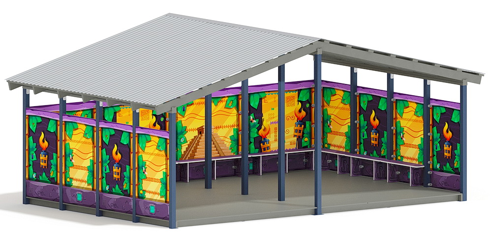 Теневой навес (Майя) МФ 70.6.4-06