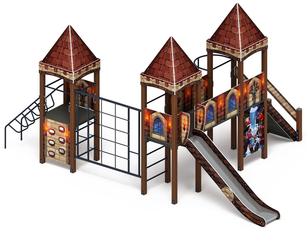 ЗАМОК детский игровой комплекс ДИК 2.18.05-02 (H=1500)