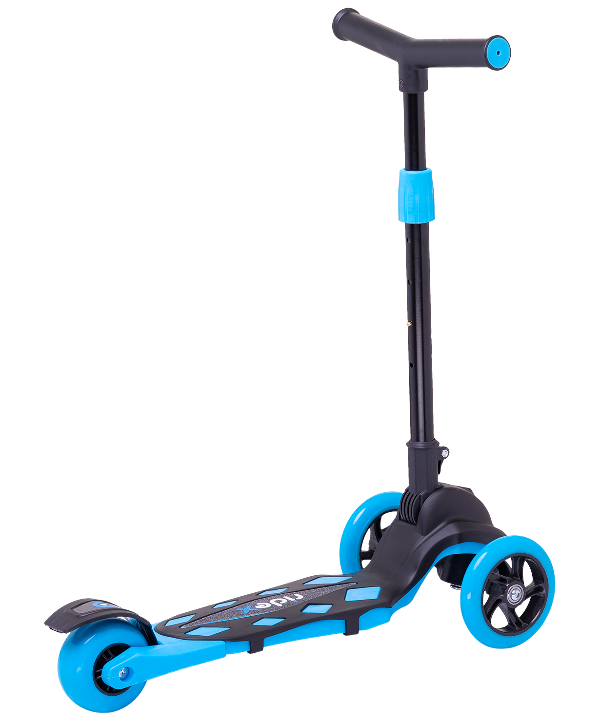 Самокат 3-колесный Robin 3D 120/90 мм, голубой