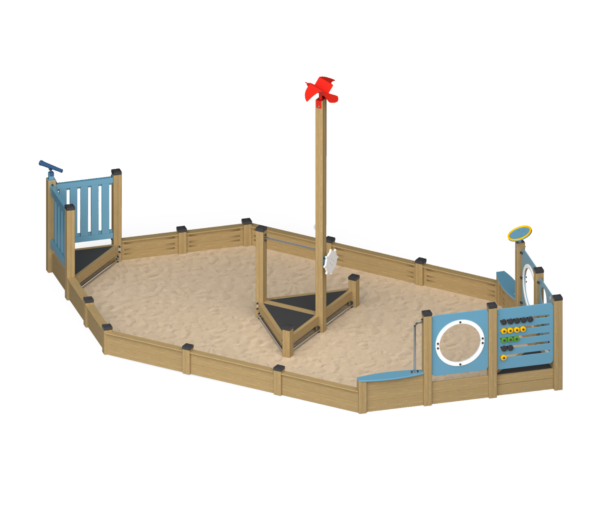 Песочница для детской площадки Кораблик ПС-311