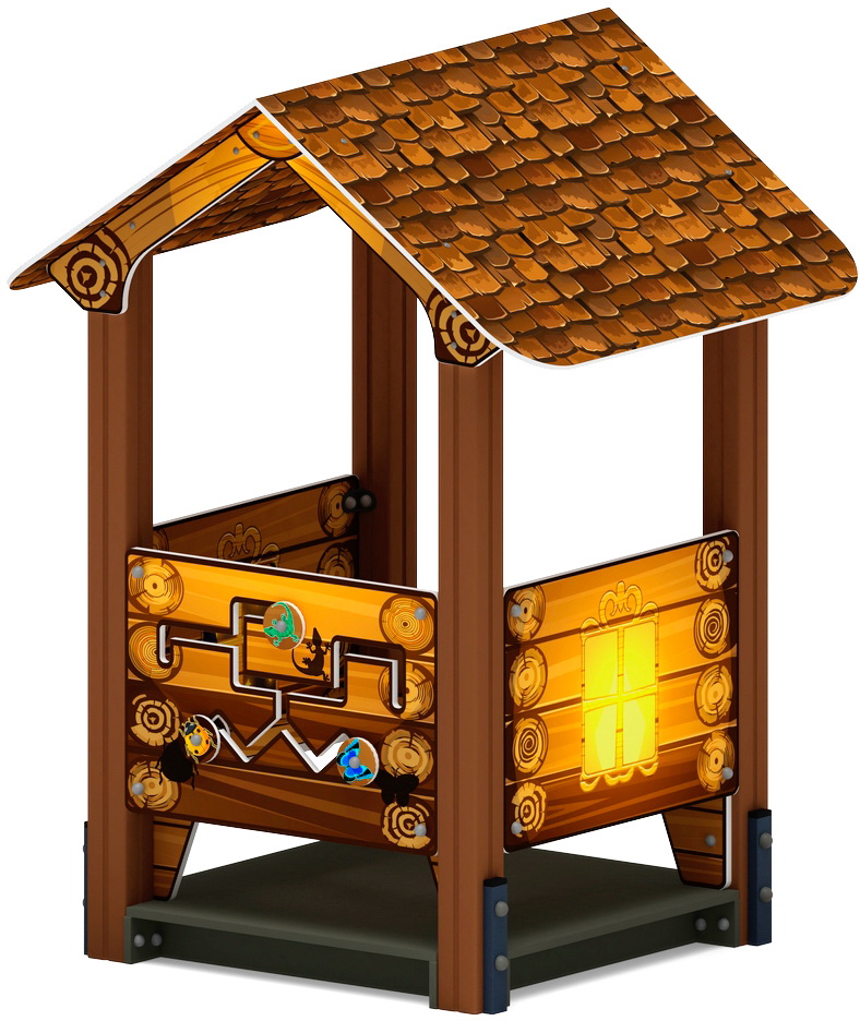 ДОМИК МАЛЫЙ 4 (Эко) для детской площадки МФ 10.01.04-02