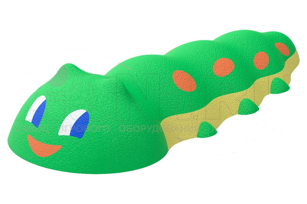 Резиновая 3D-фигура ZION Гусеничка (для парков и детских площадок)