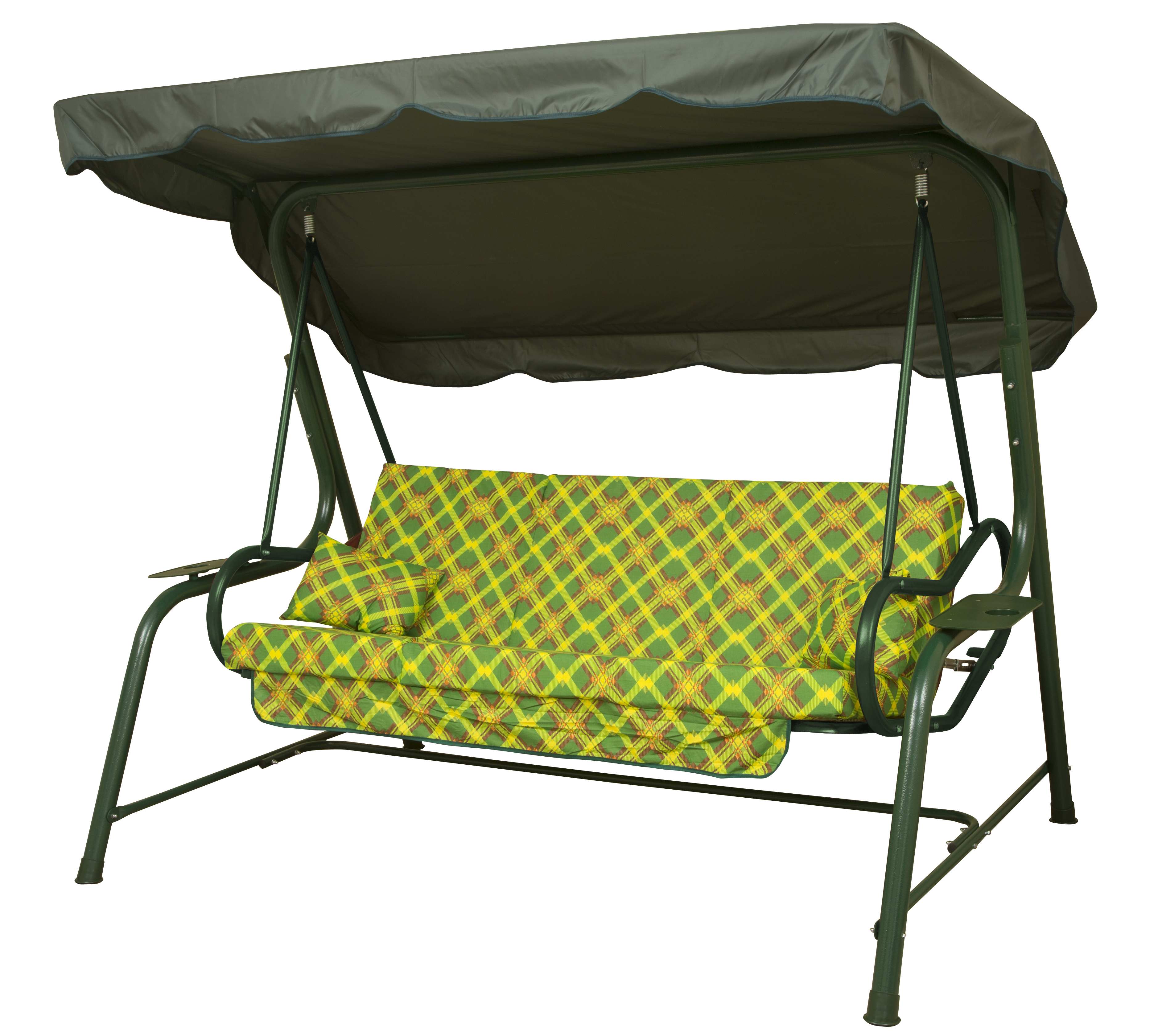 Качели садовые "Космос" зелёный