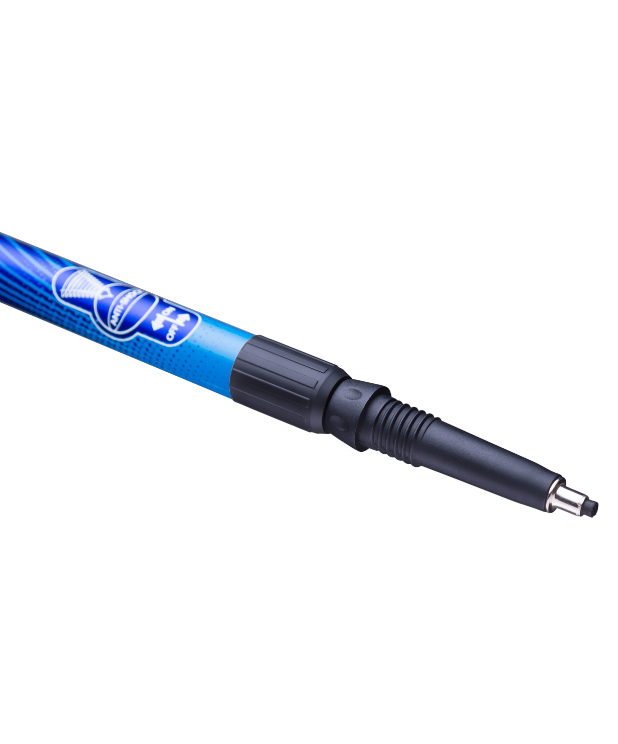 Палки для скандинавской ходьбы Rainbow, 77-135 см, 2-секционные, синий/голубой