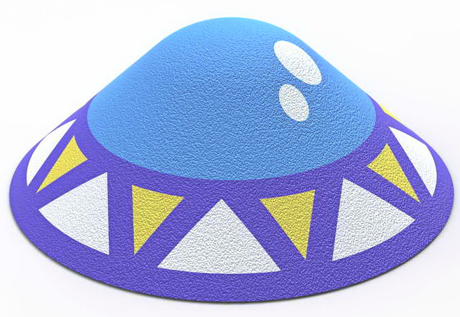 Резиновая 3D-фигура ZION НЛО (для парков и детских площадок)