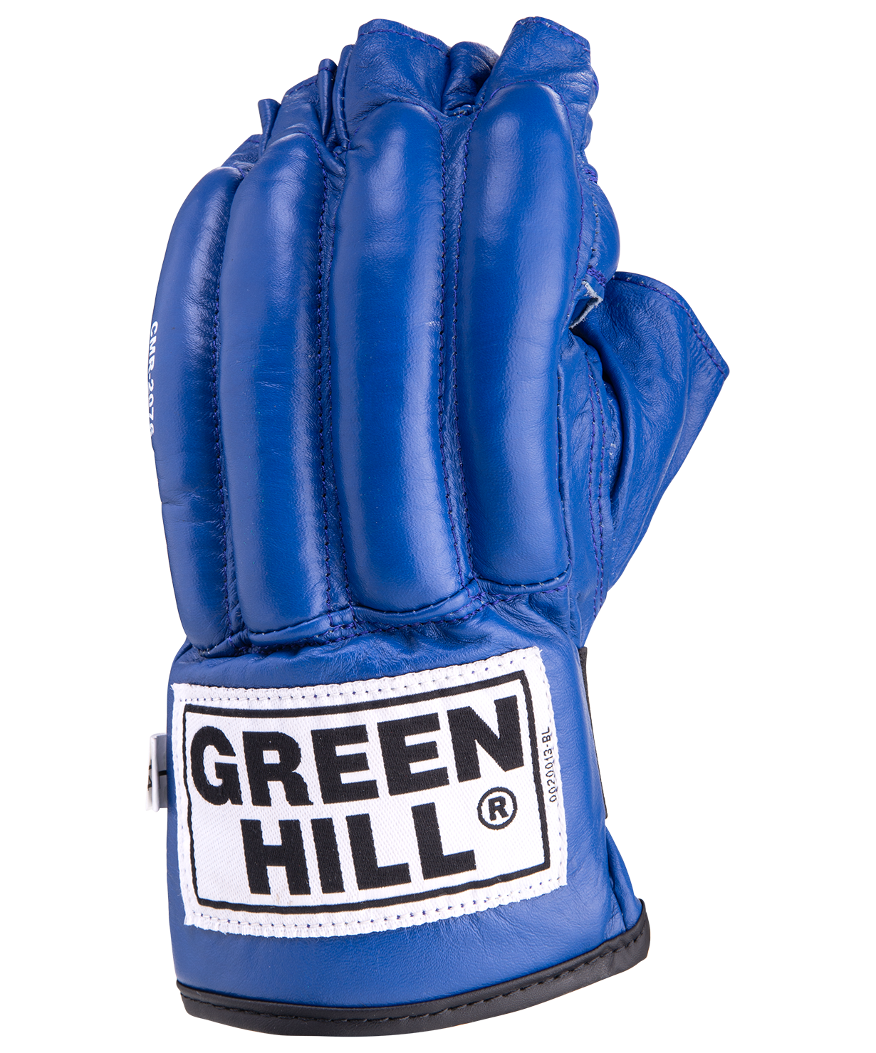 Перчатки снарядные ROYAL CMR-2076, шингарды, кожа, синие, S