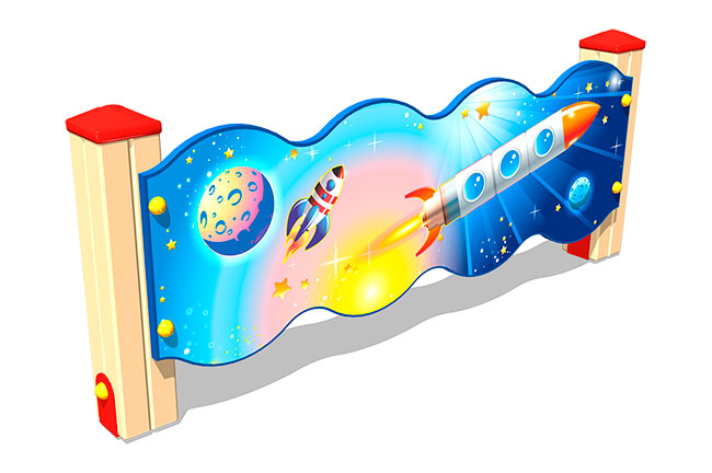 Ограждение детской площадки ZION Космос У1 (ОГД059)