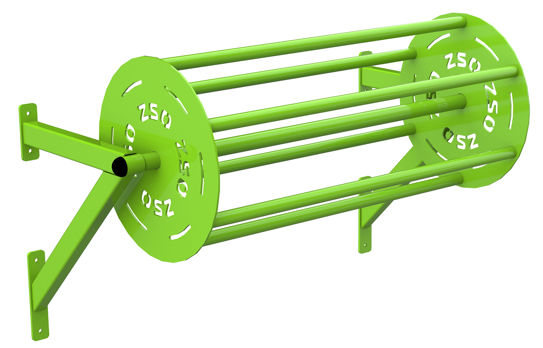 Турник-барабан, 6 перекладин d32, 1100