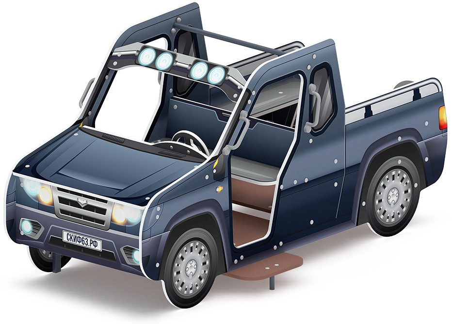 ДЖИП пикап Металлик игровая форма МФ 10.03.10-11