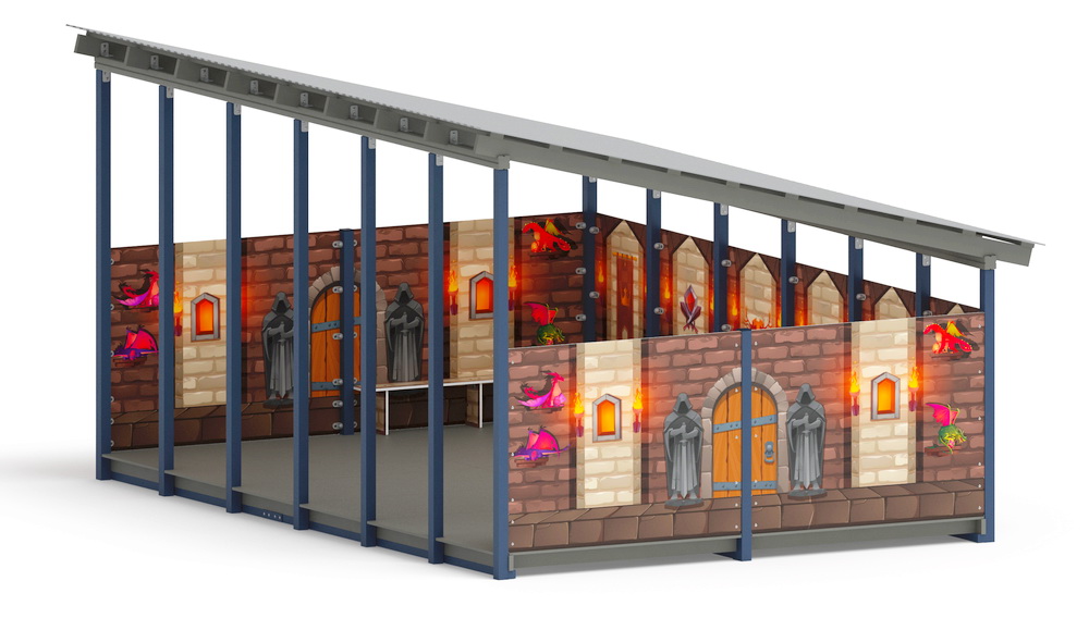 Теневой навес (Замок. Средневековый) МФ 71.6.4-11