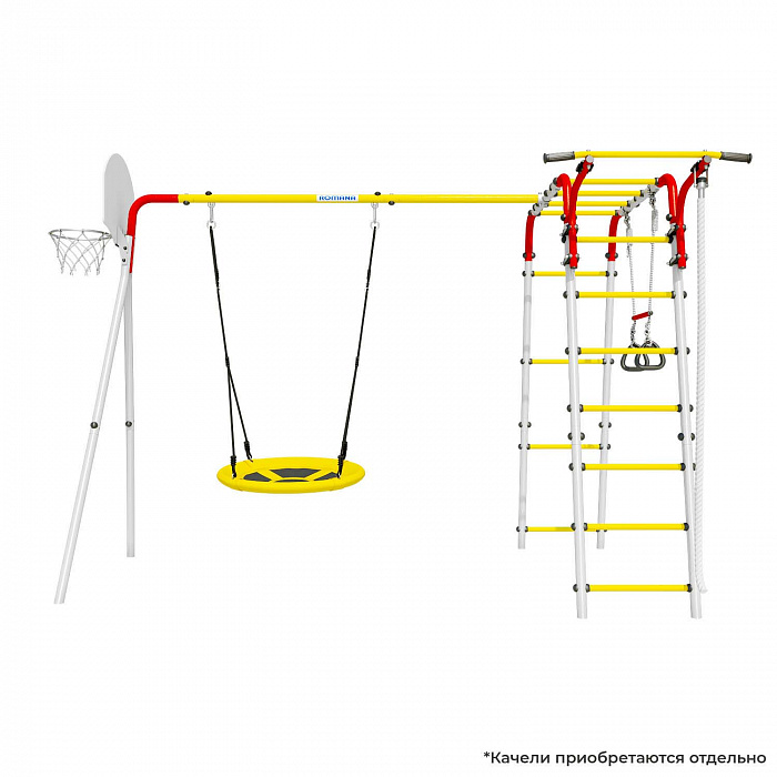 Детский спортивный комплекс для дачи Romana Акробат-2 (качели-гнездо)