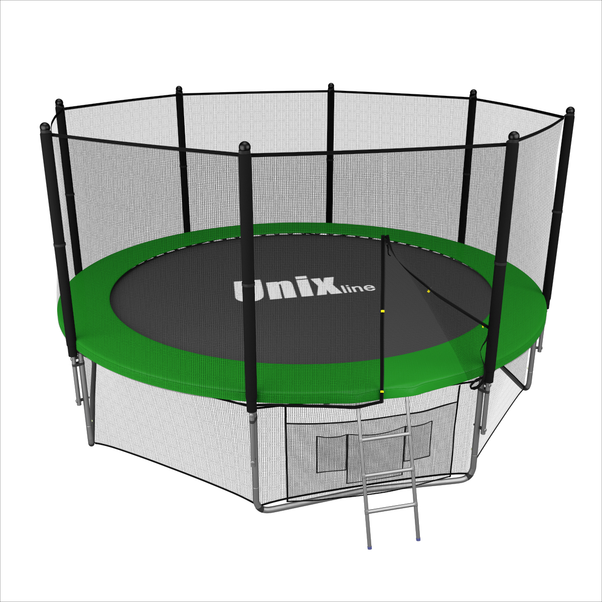 Батут UNIX line 14 ft outside (green)