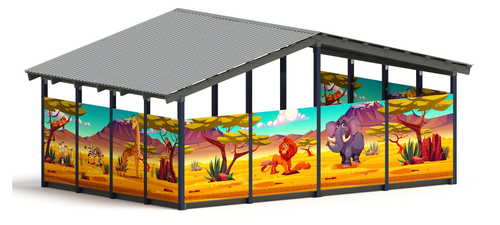 Теневой навес (Сафари) МФ 70.6.4-10