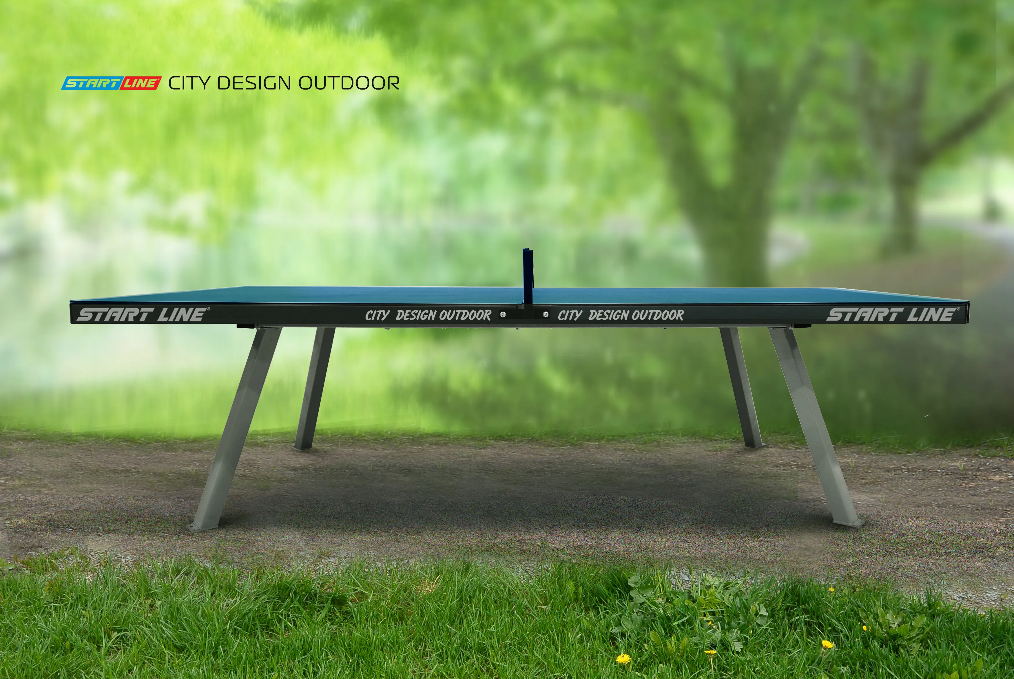 Теннисный стол Start Line City DESIGN Всепогодный Синий