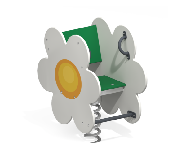 Качалка на пружине для детской площадки Ромашка КБ-09