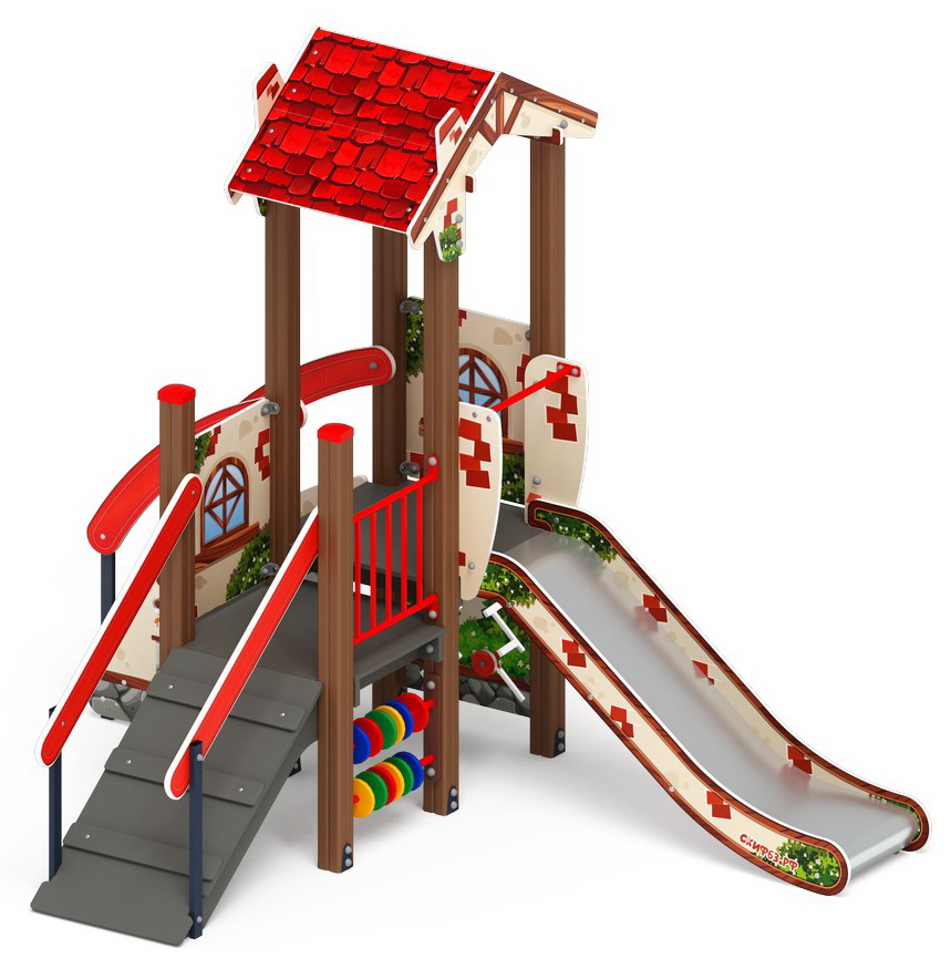 В ГОСТЯХ У СКАЗКИ детский игровой комплекс ДИК 1.05.01-03.С (H=900)