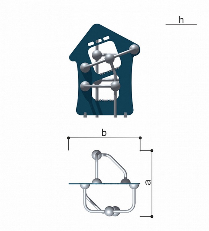 Спортивно-игровой комплекс ЛАЗ-ДОМИК Romana 057.12.00