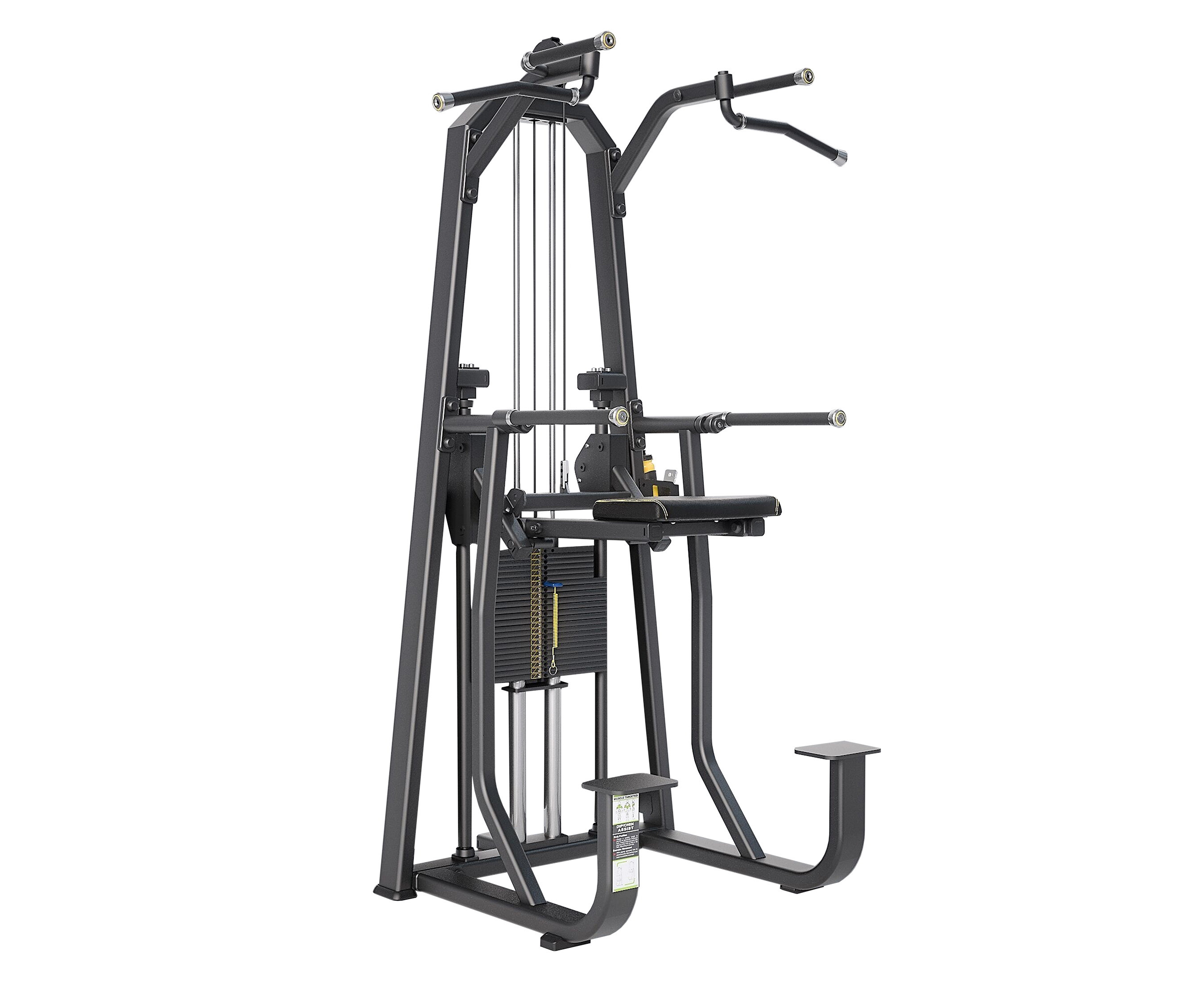 E-1009В Турник, брусья с противовесом. Стек 88 кг