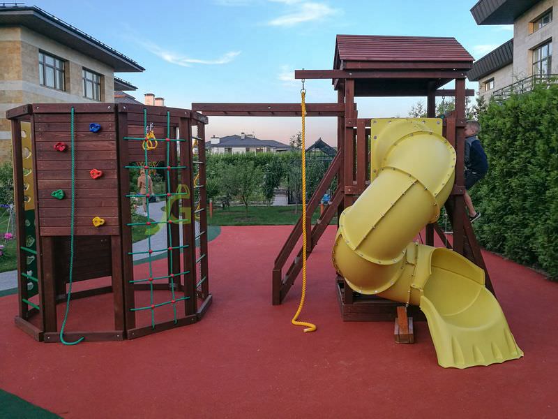 Детская площадка IgraGrad Панда Фани Gride с WorkOut