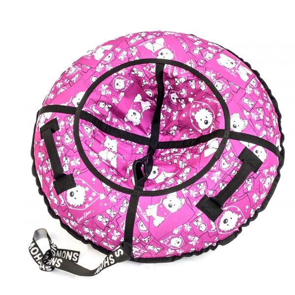 Тюбинг STANDART Собачки в розовом 100 см