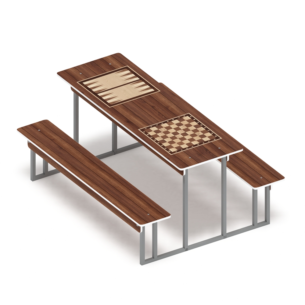 НАРДЫ + ШАХМАТЫ столик взрослый МФ 32.01.04-01